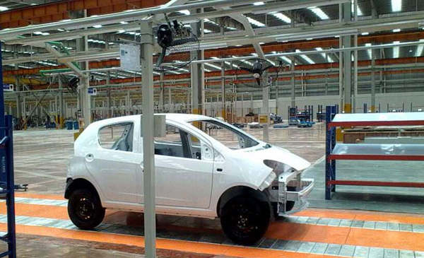 新能源車生產(chǎn)流水線案例